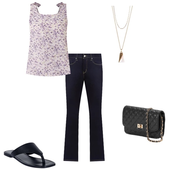 Levi Strauss Black Denim Jeans 315 Shaping Boot Cut Jeans - Picture 7 of 11